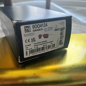 Polished Chrome Sunglasses with Prizm Tungsten Lenses